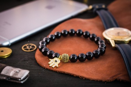 Men's Spiritual Bracelet With Hamsa Hand Hematite Blue | Etsy | Hamsa hand,  Spiritual bracelets, Bracelets