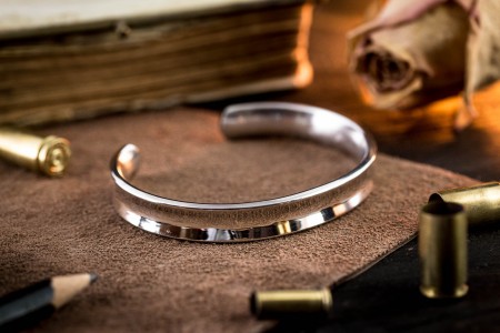 Mogdnar - Stainless steel cuff bangle men's bracelet